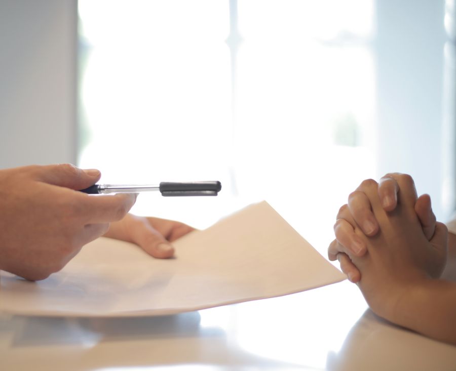 Documents on Table